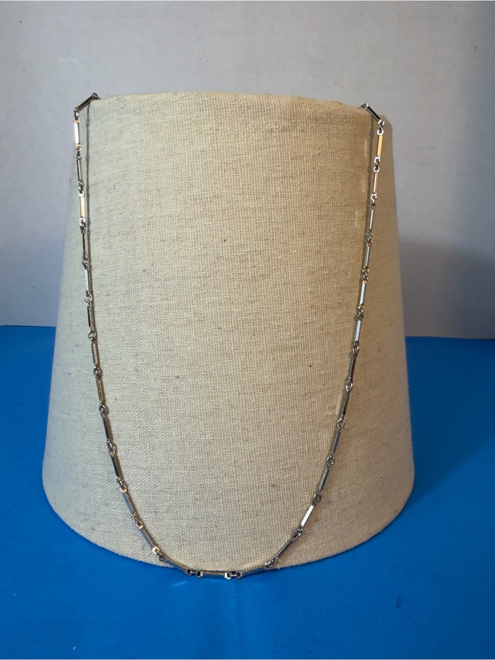 Sterling Silver Bar-Link Women's Necklace - Silver